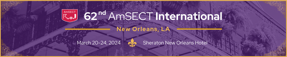 AmSECT 62nd International Conference Banner